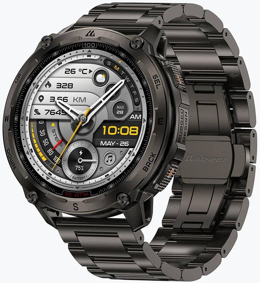Смарт-часы KOSPET TANK T4 SE BLACK